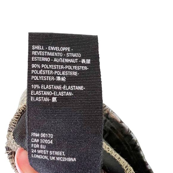 NWOT Free People‎ Gold Rio Snakeskin Vegan Leather Pants Small - Picture 8 of 10